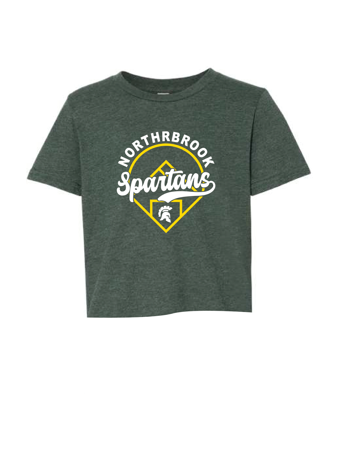 12U NORTHBROOK SPARTANS BASEBALL Diamond Tee