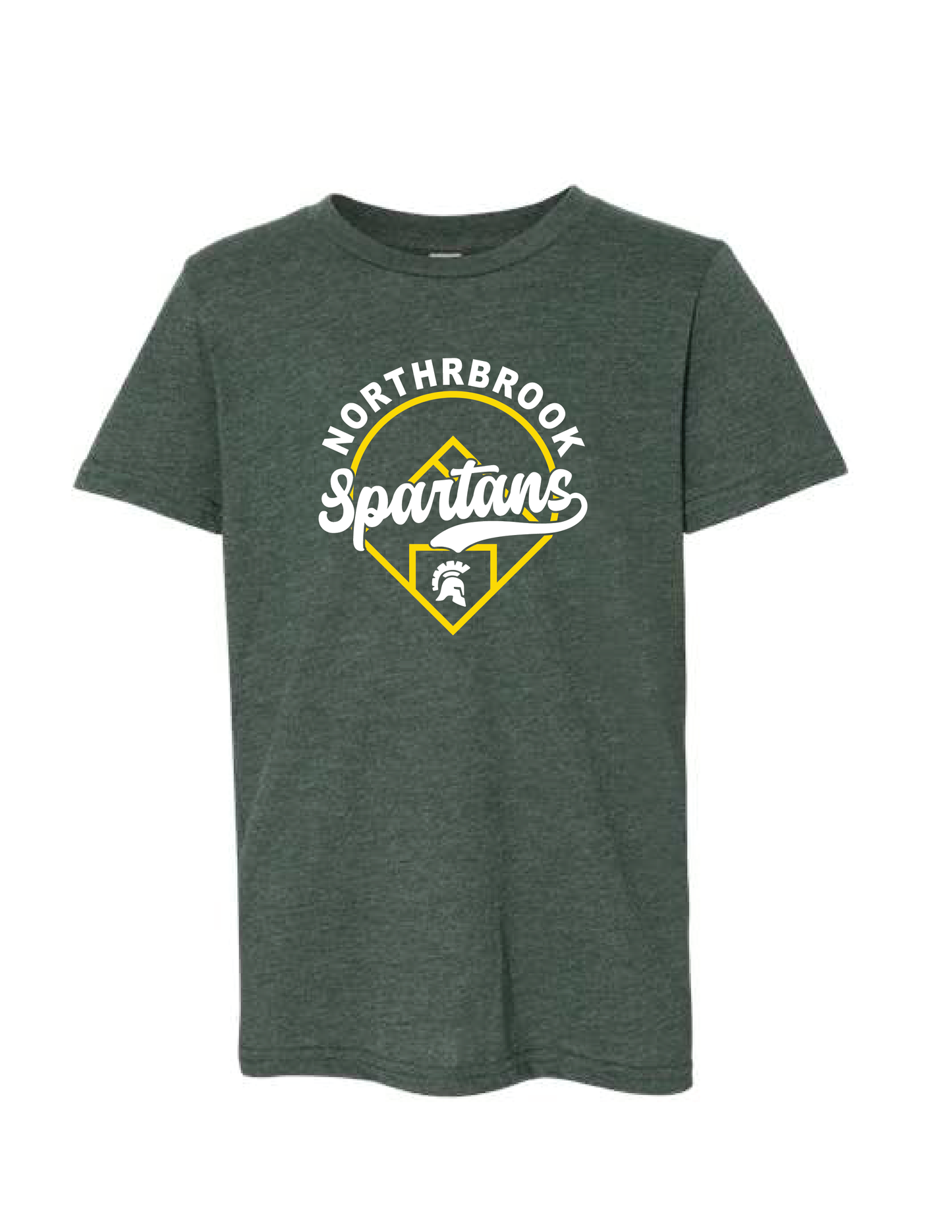 12U NORTHBROOK SPARTANS BASEBALL Diamond Tee