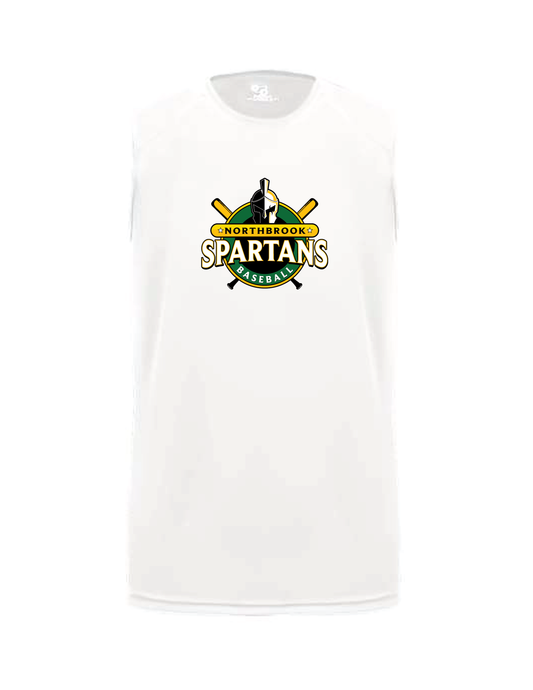 12U NORTHBROOK SPARTANS BASEBALL Logo Dri Fit Tank Top