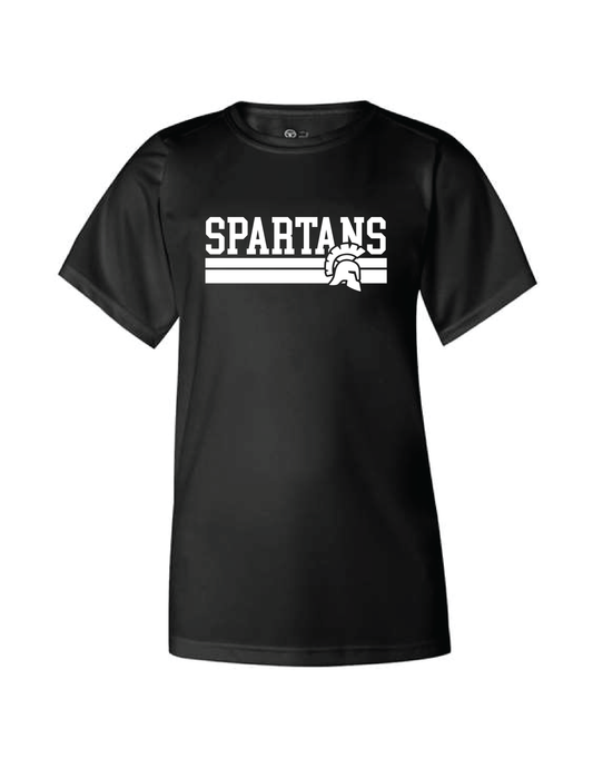 12U NORTHBROOK SPARTANS BASEBALL Stripes Dri Fit Tee