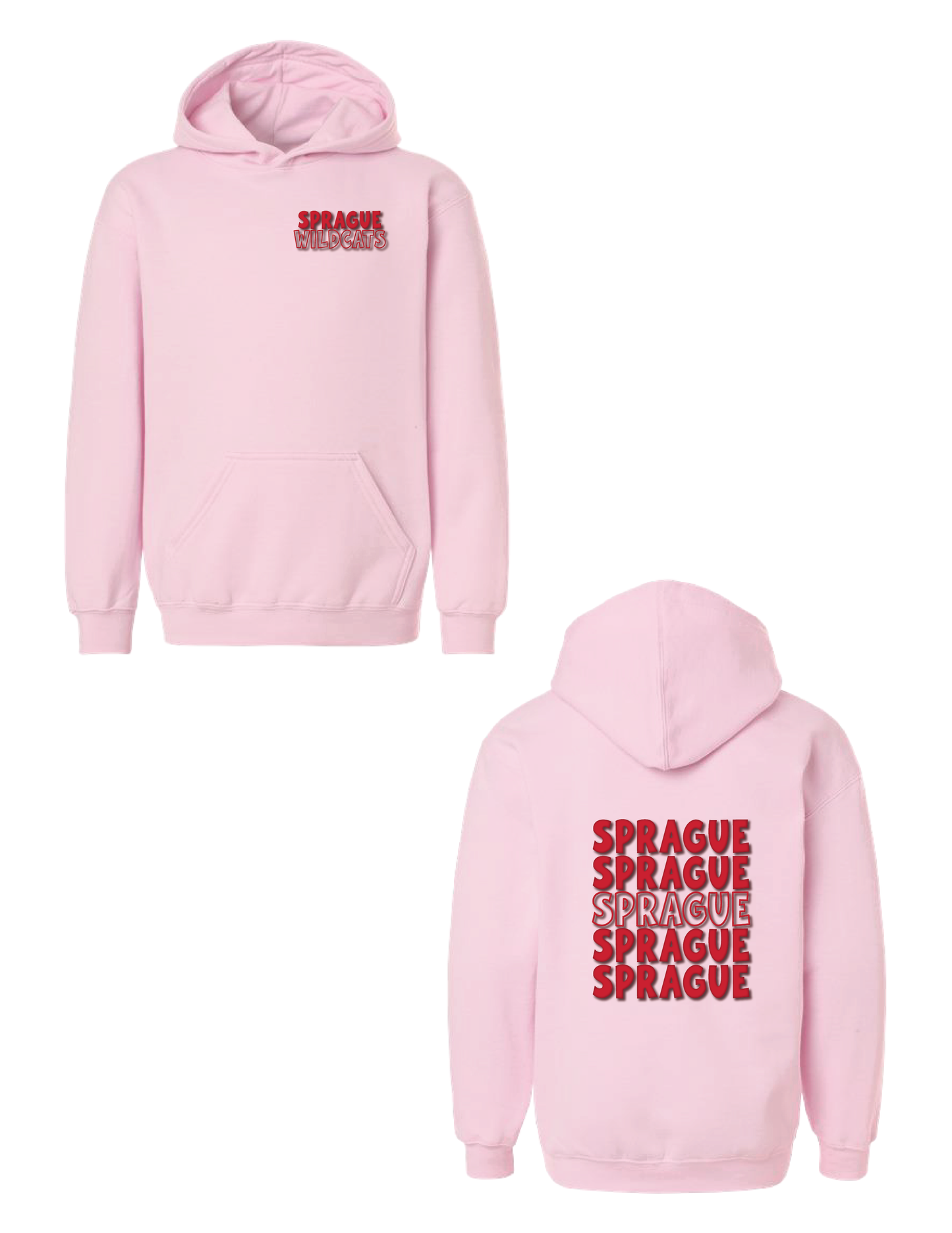 SPRAGUE Puff Repeat Hooded Pullover
