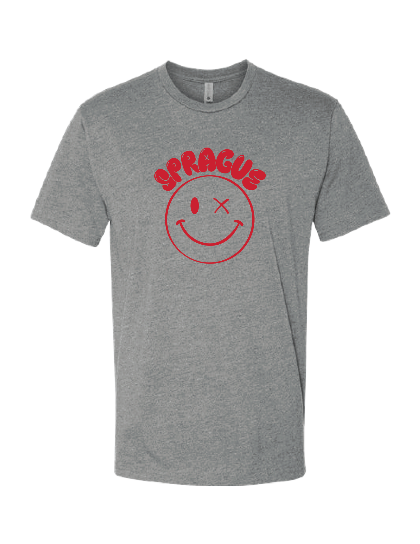 SPRAGUE Red Smiley Bubble Tee