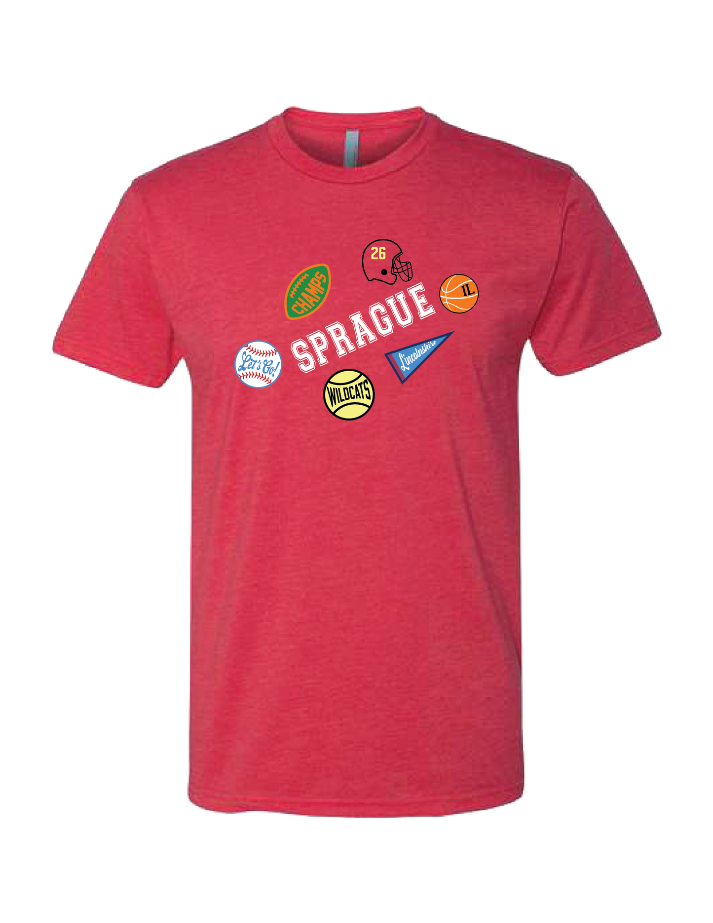 SPRAGUE Sports Patches Tee