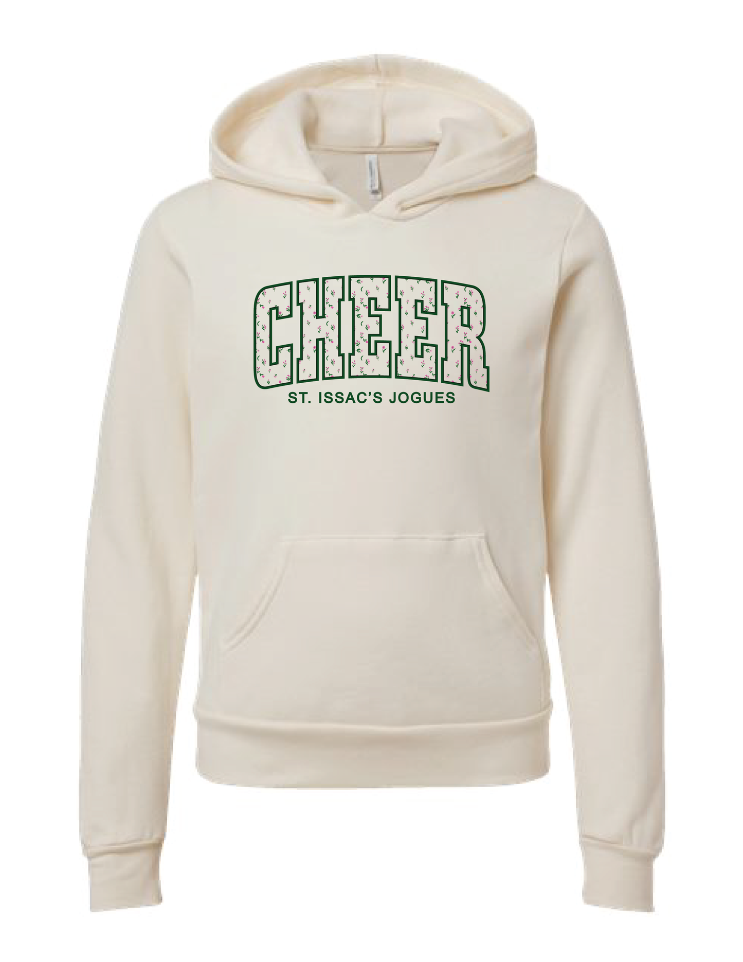 ST. ISAAC'S CHEER Floral Campus Hooded Pullover