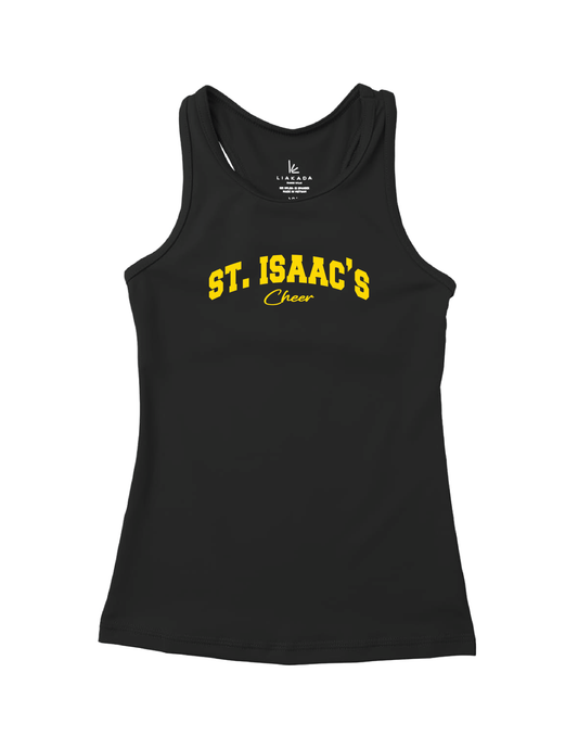 ST. ISAAC'S CHEER OG Racerback Athletic Tank