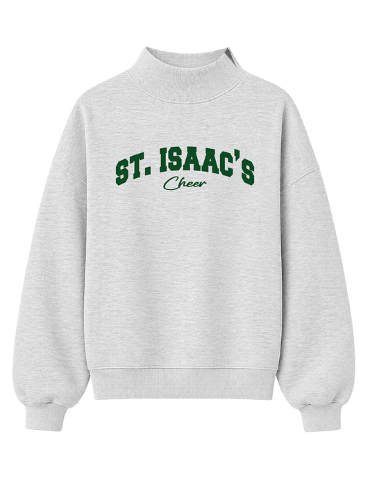 ST. ISAAC'S CHEER OG Mock Neck Pullover