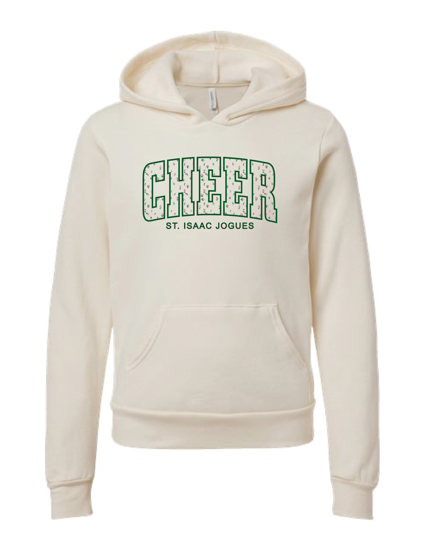 ST. ISAAC'S CHEER Floral Campus Hooded Pullover