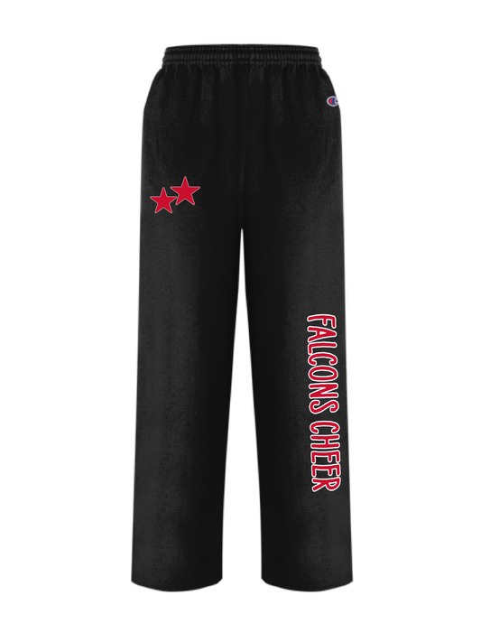 FALCONS CHEER Stars Wide Leg Sweatpants