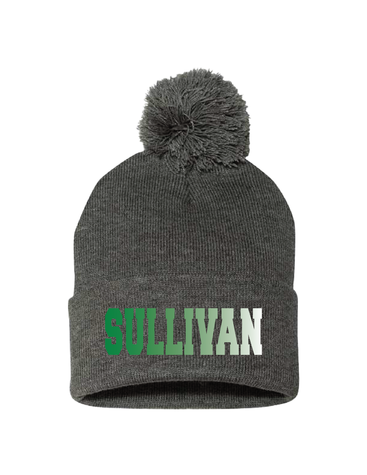 SULLIVAN Ombre Block Pom Beanie