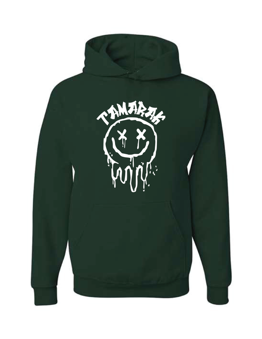 CUSTOM Graffiti Smiley Hooded Pullover