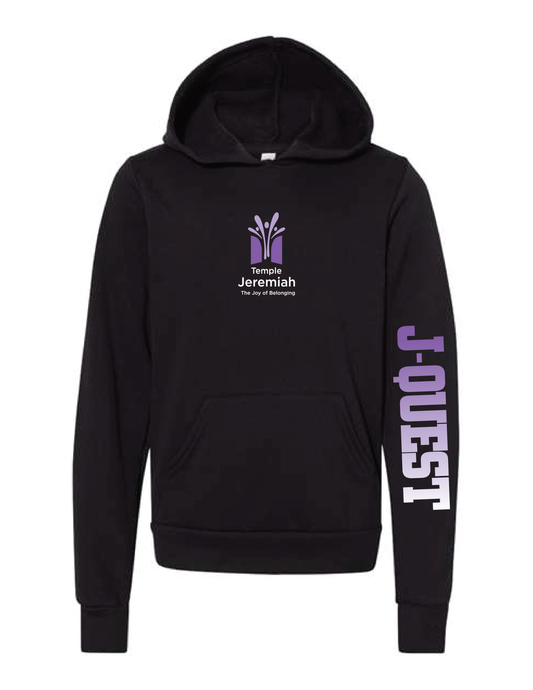 TEMPLE JEREMIAH Ombre Hooded Pullover