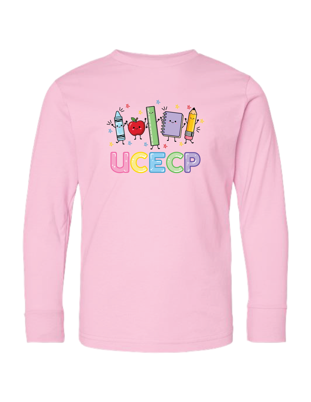 UCECP Pastel Supplies Pink Long Sleeve Tee