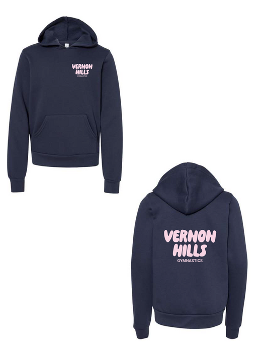 VERNON HILLS GYMNASTICS Bubble Hooded Pullover