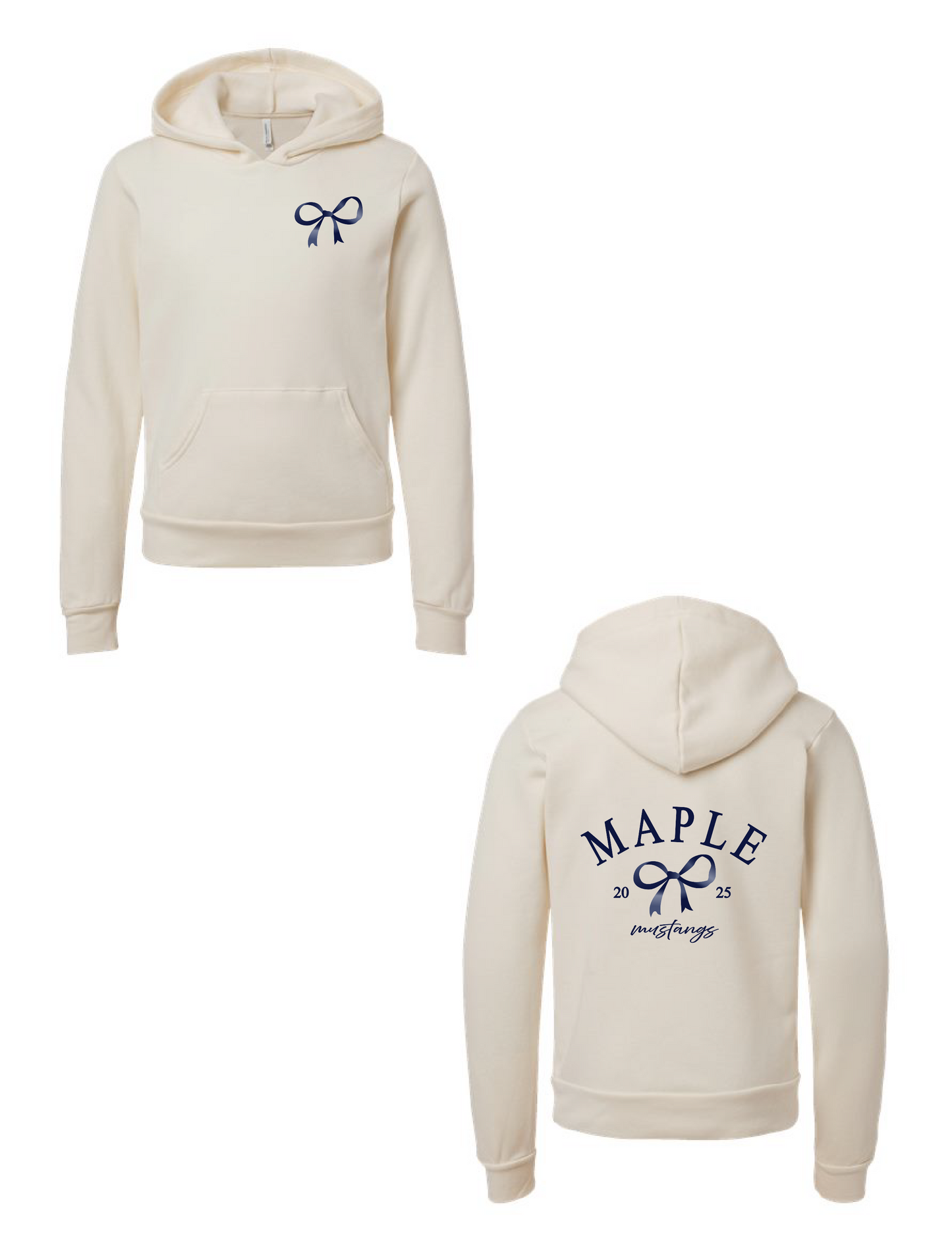 MAPLE Vintage Bow Hooded Pullover