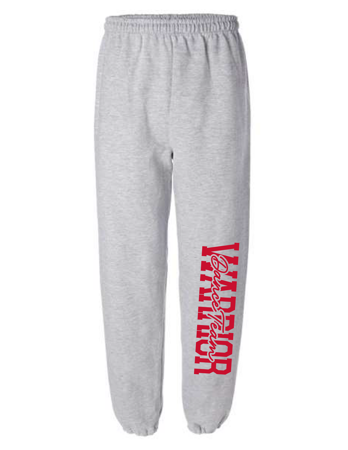 DHS WARRIOR DANCE TEAM Grey Cursive Sweatpants