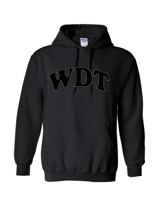 DHS WARRIOR DANCE TEAM Black Monochrome Hooded Pullover