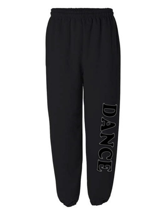 DHS WARRIOR DANCE TEAM Black Monochrome Sweatpants