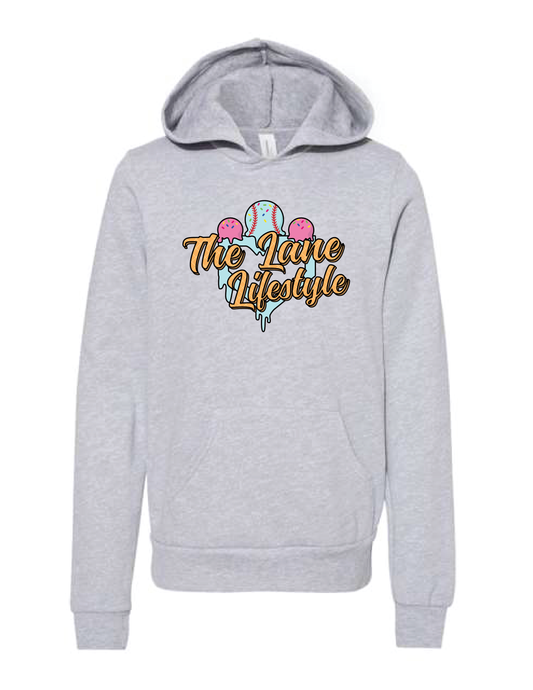 THE LANE Waffle Cone Hooded Pullover