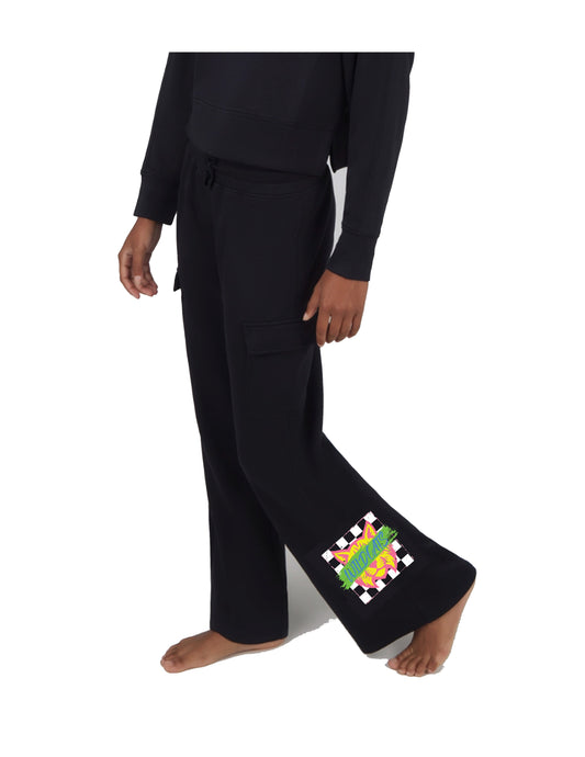 WALDEN Wild Retro Wide Leg Cargo Sweatpants