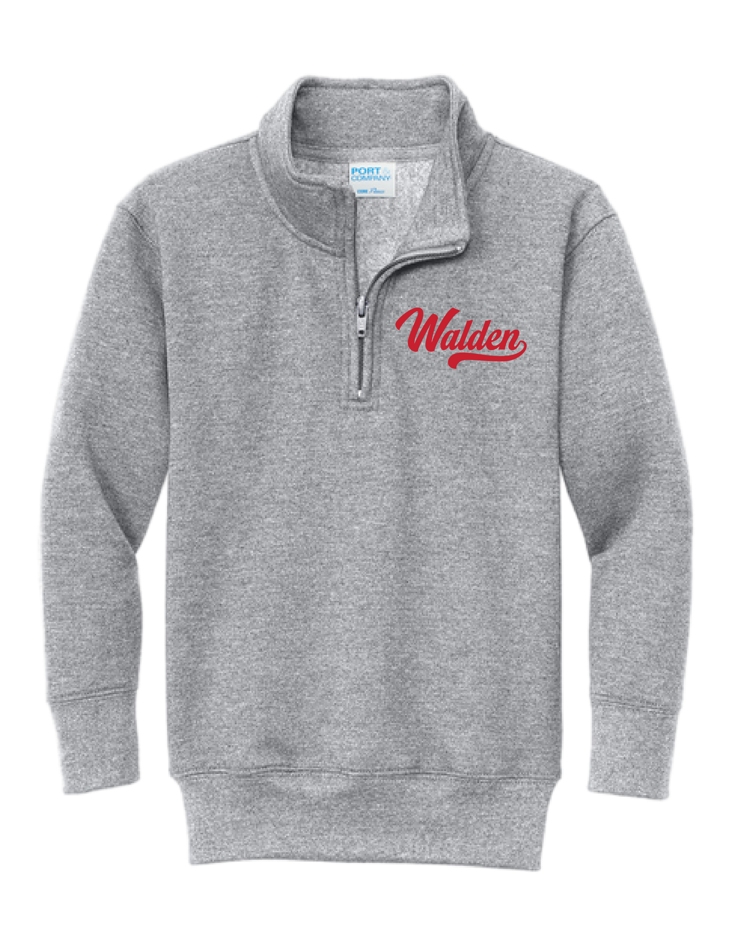 WALDEN Embroidered Classic Script Quarter Zip