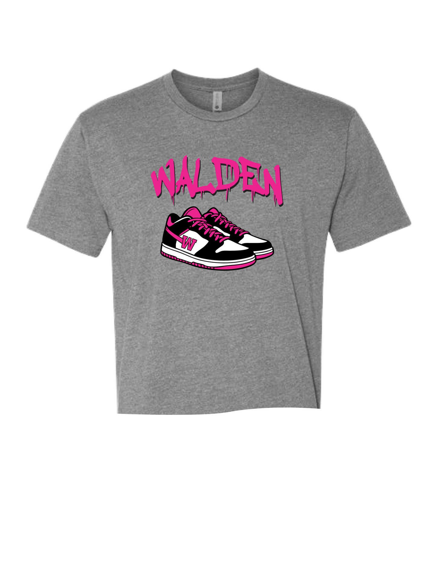 WALDEN Pink Graffiti Sneaker Tee