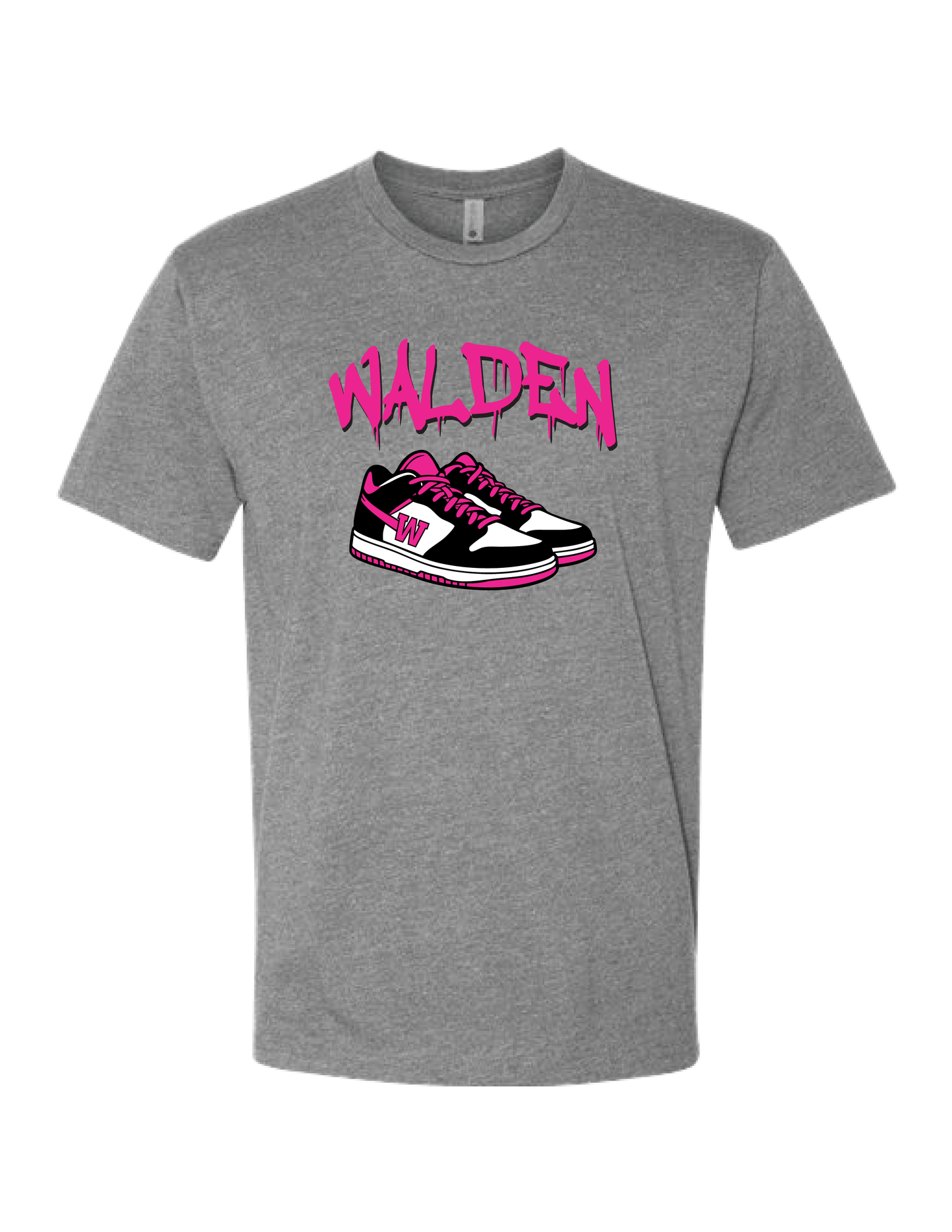 WALDEN Pink Graffiti Sneaker Tee