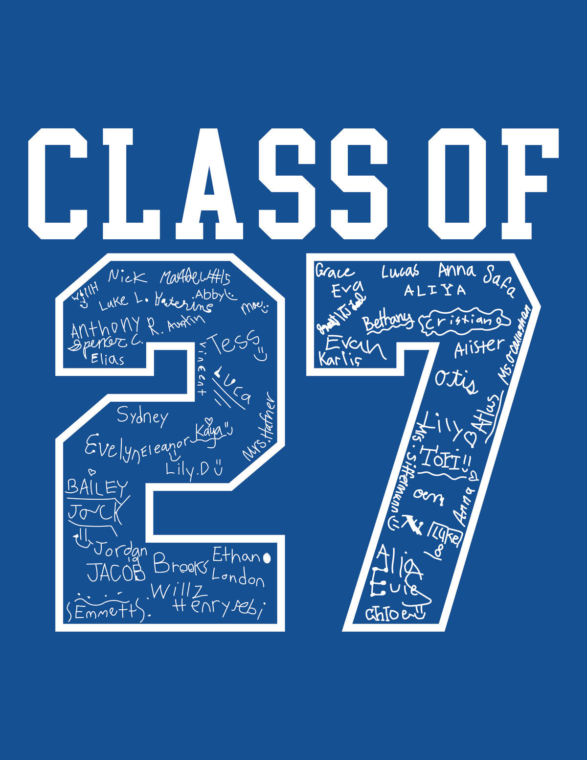 WALKER 5TH GRADE Signature Tee