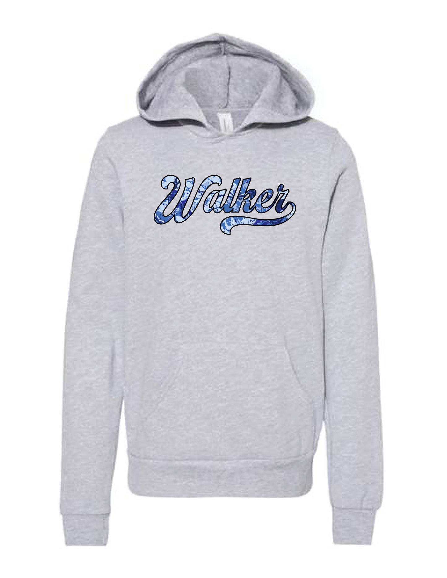 WALKER Camo Script Hooded Sweatshirt