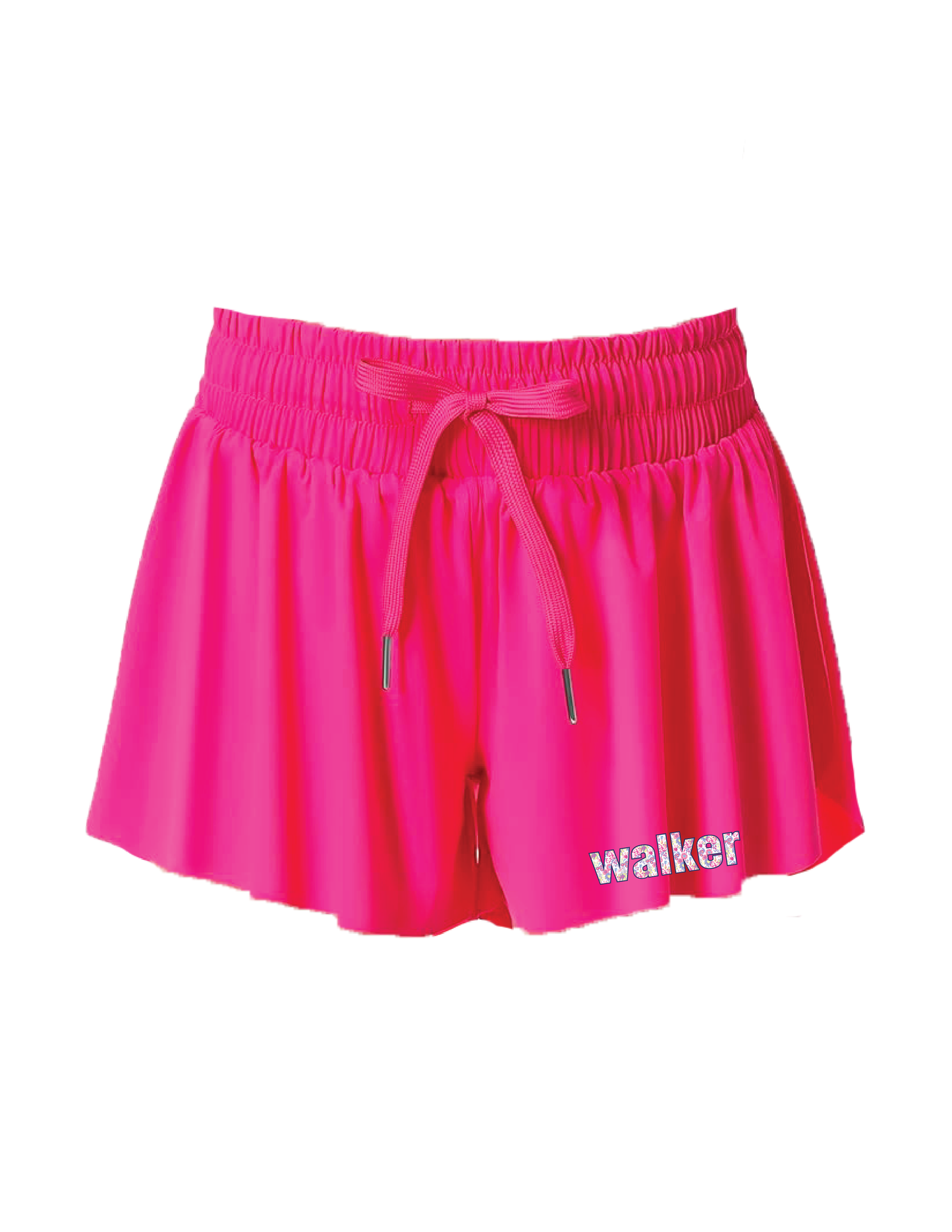 WALKER Floral Block Butterfly Shorts