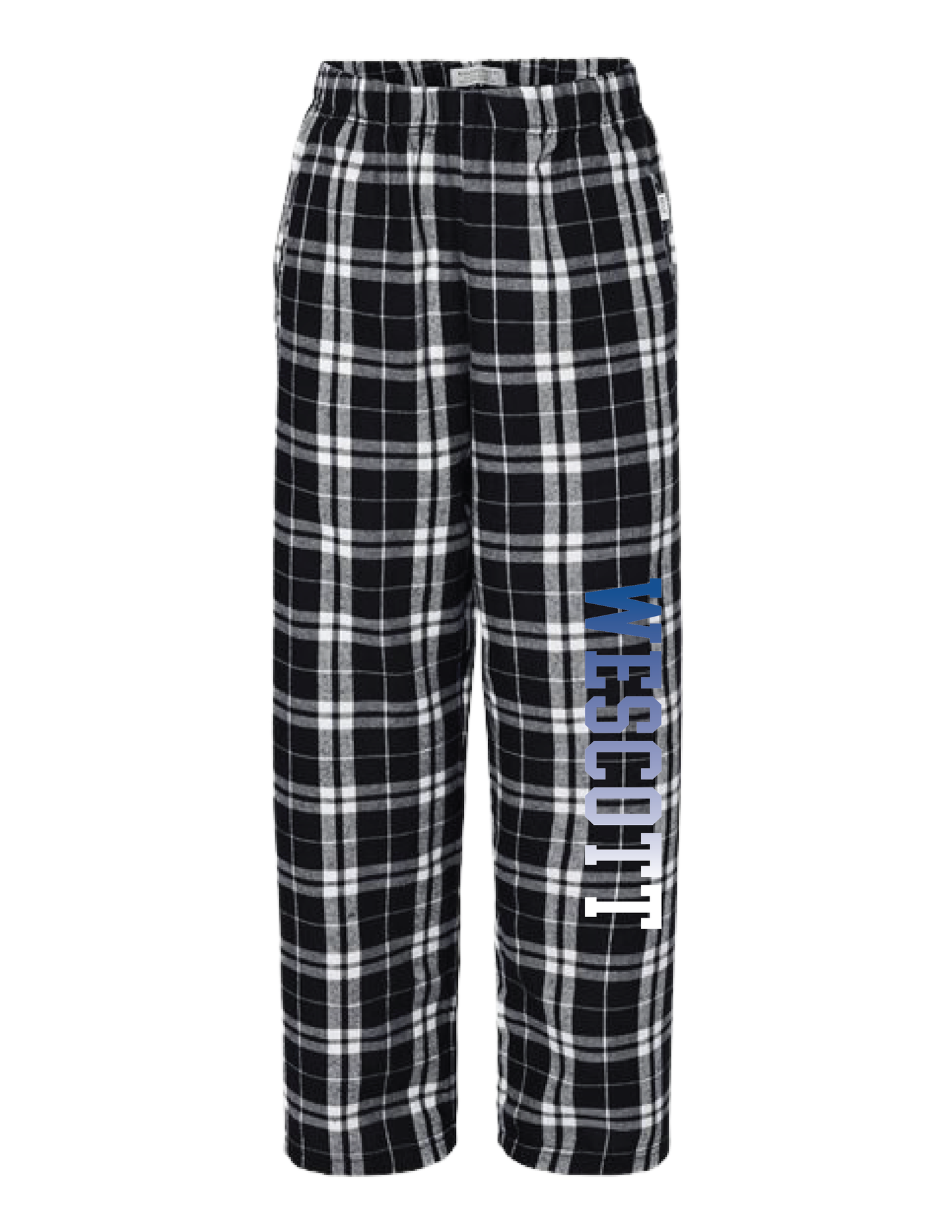 WESCOTT Blue Ombre Flannel Pants