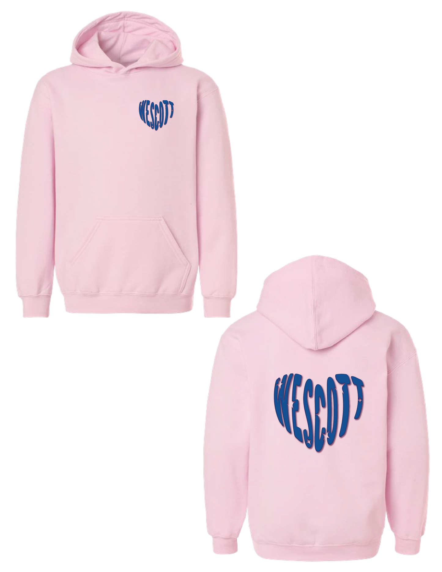 WESCOTT Heart Puff Hooded Pullover