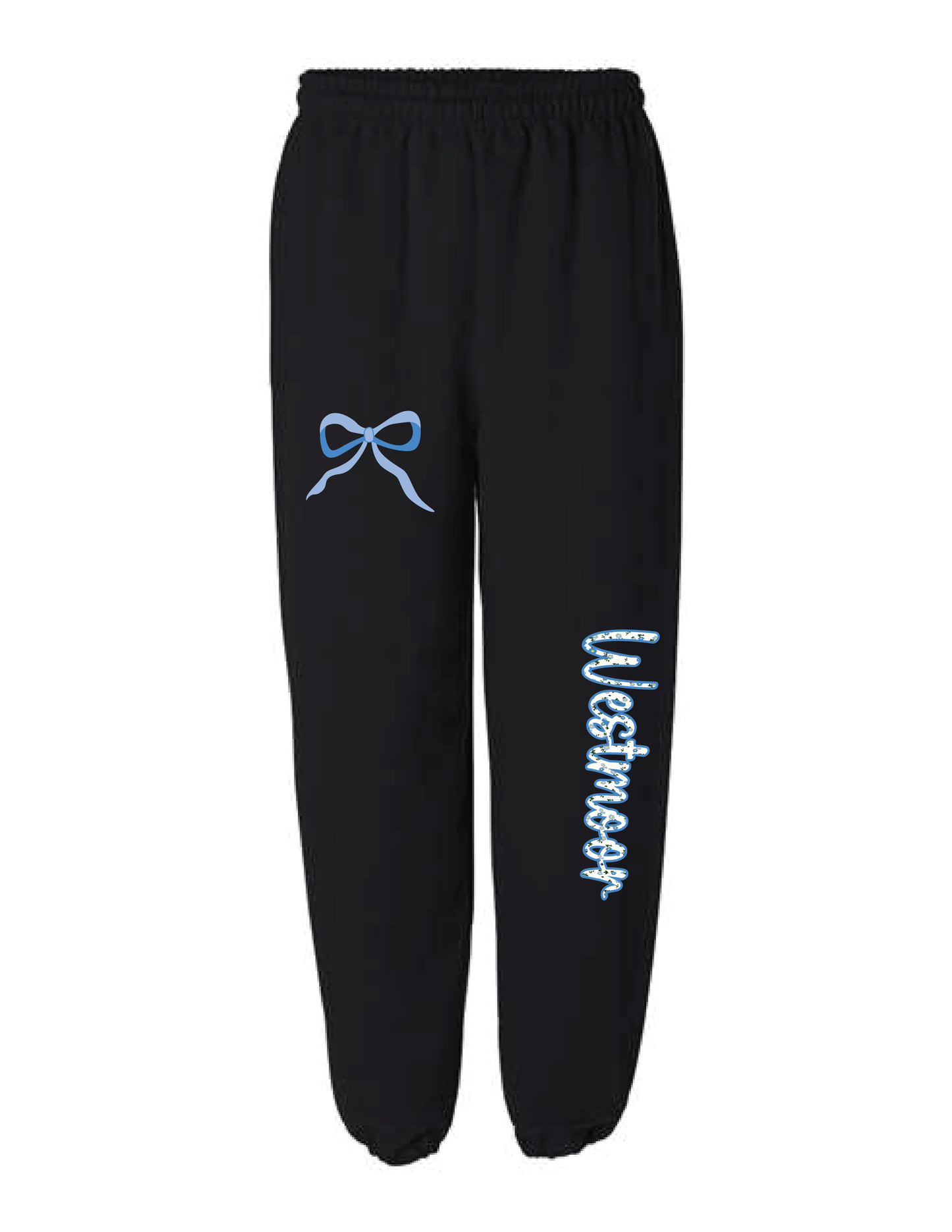 WESTMOOR Floral Bow Sweatpants