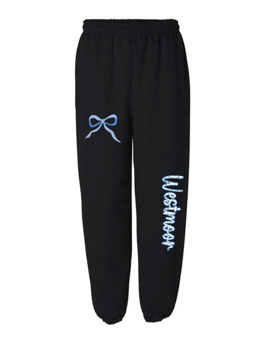 WESTMOOR Floral Bow Sweatpants