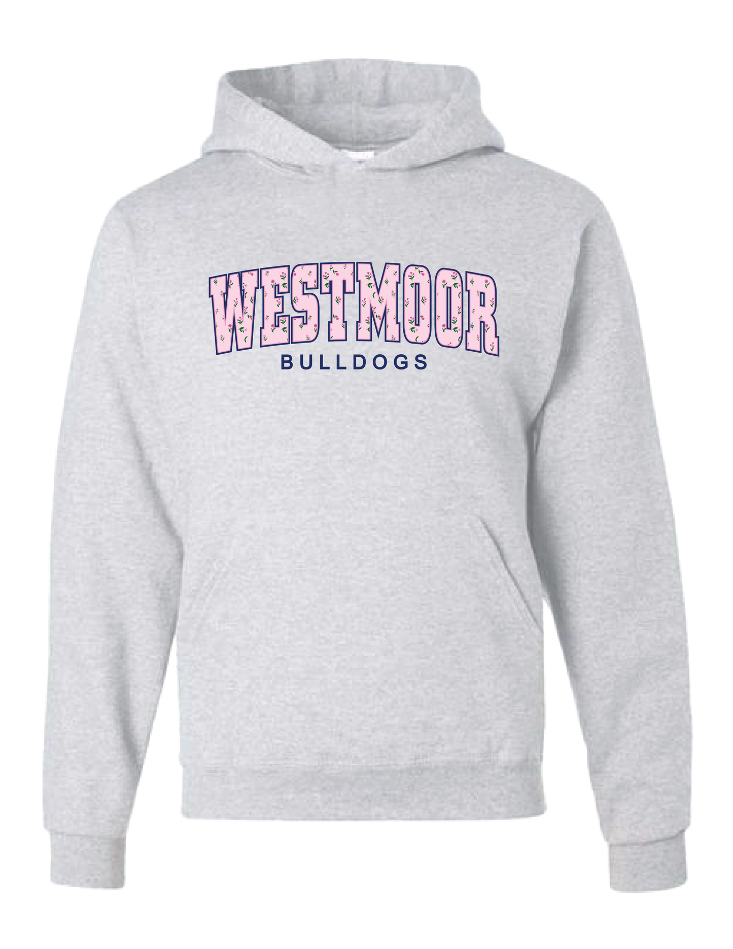 WESTMOOR Floral Campus Hooded Pullover