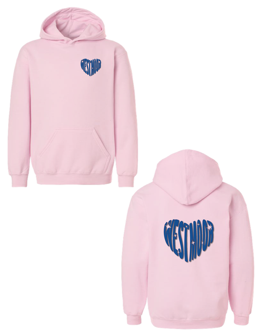 WESTMOOR Heart Puff Hooded Pullover