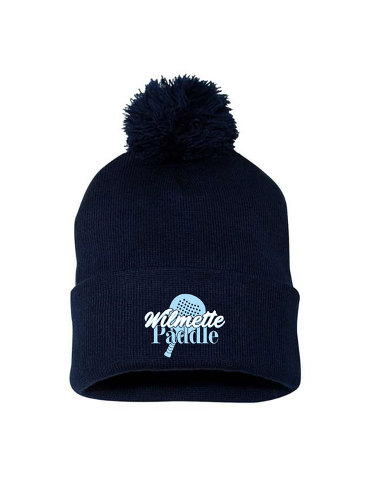 WILMETTE PADDLE Embroidered Pom Pom Winter Hat