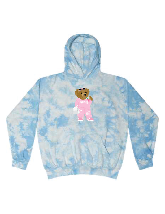 WILMOT Beary Cute Tie Dye Hooded Pullover