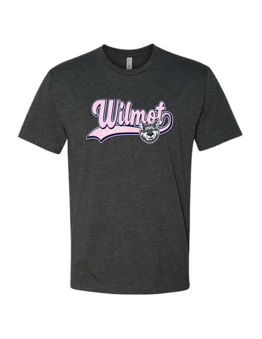 WILMOT Pink Retro Script Tee