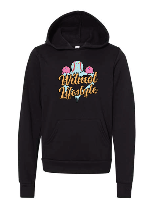 WILMOT Waffle Cone Hooded Pullover