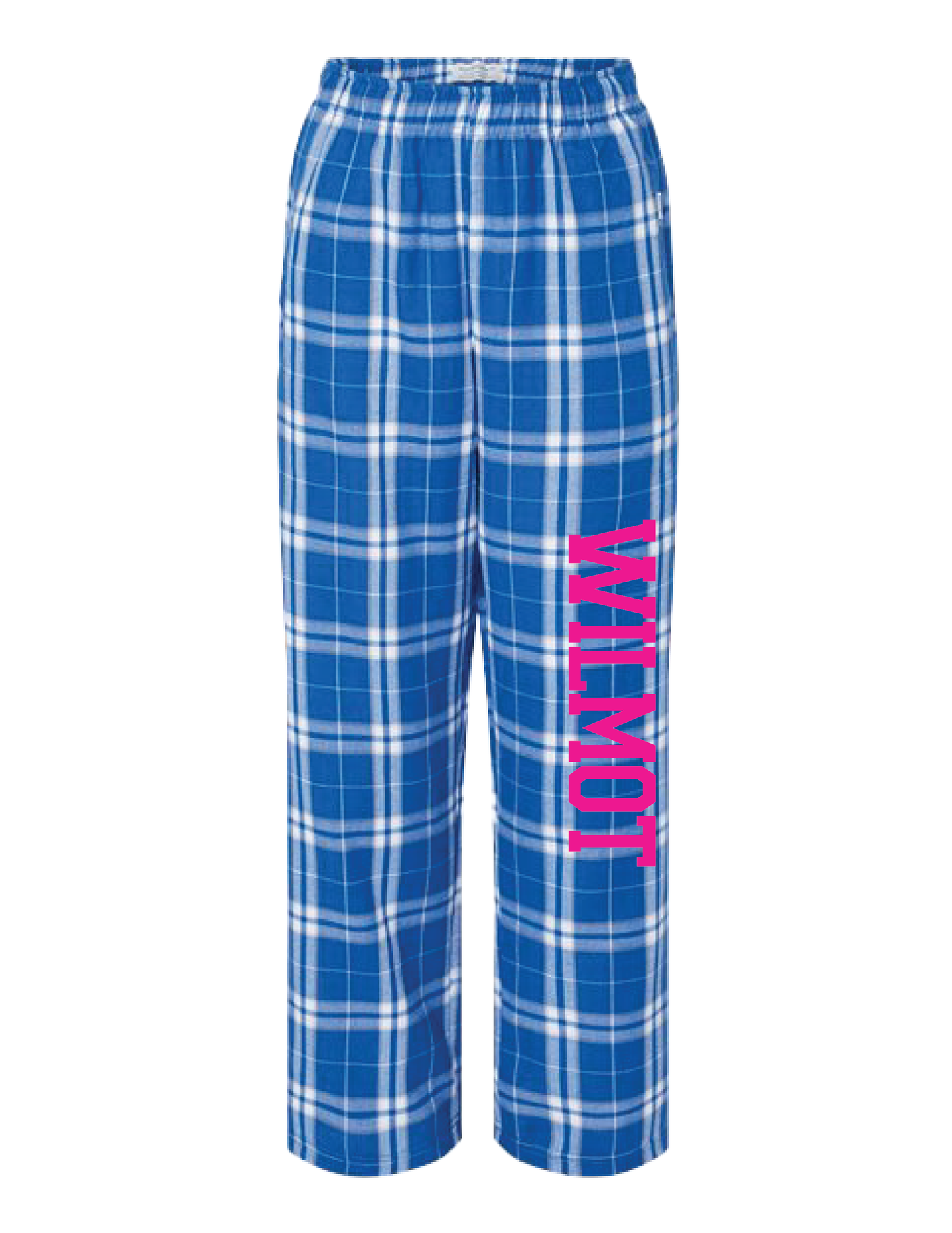 WILMOT Pink Collegiate Flannel Pants