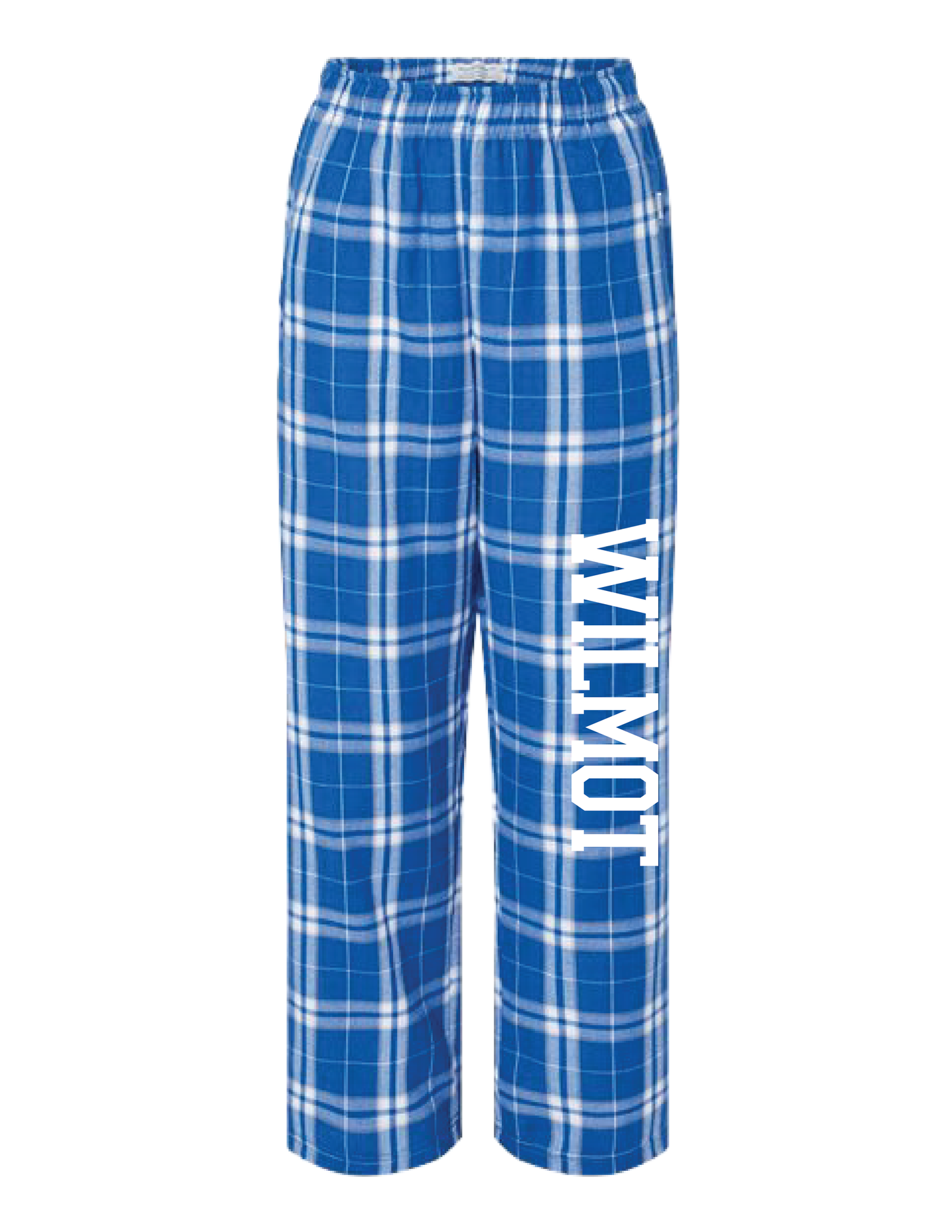 WILMOT White Collegiate Flannel Pants