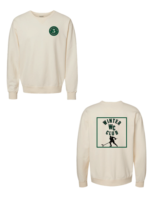 WINTER HOCKEY CLUB Personalized Crew Neck