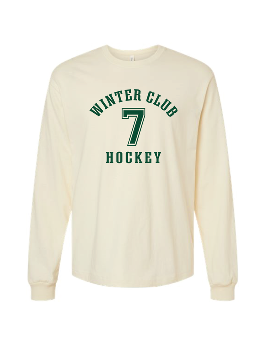 WINTER CLUB HOCKEY Personalized Long Sleeve Tee
