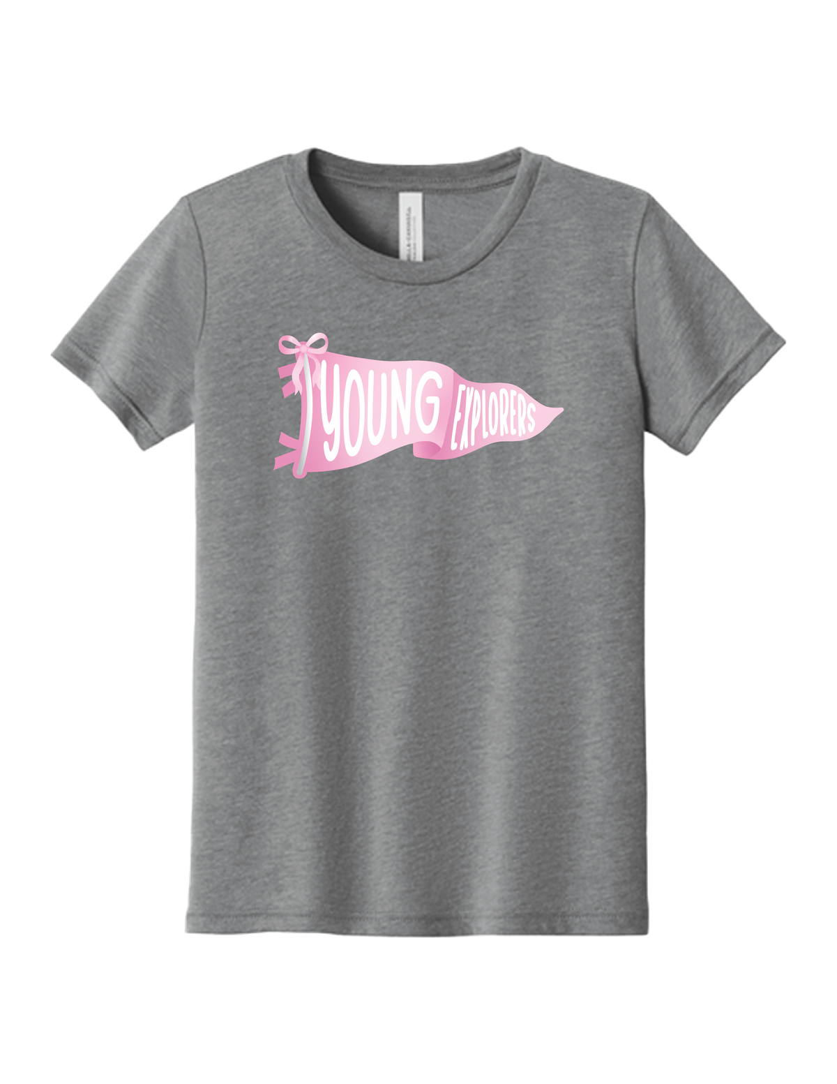 YOUNG EXPLORERS Pink Pennant Tee