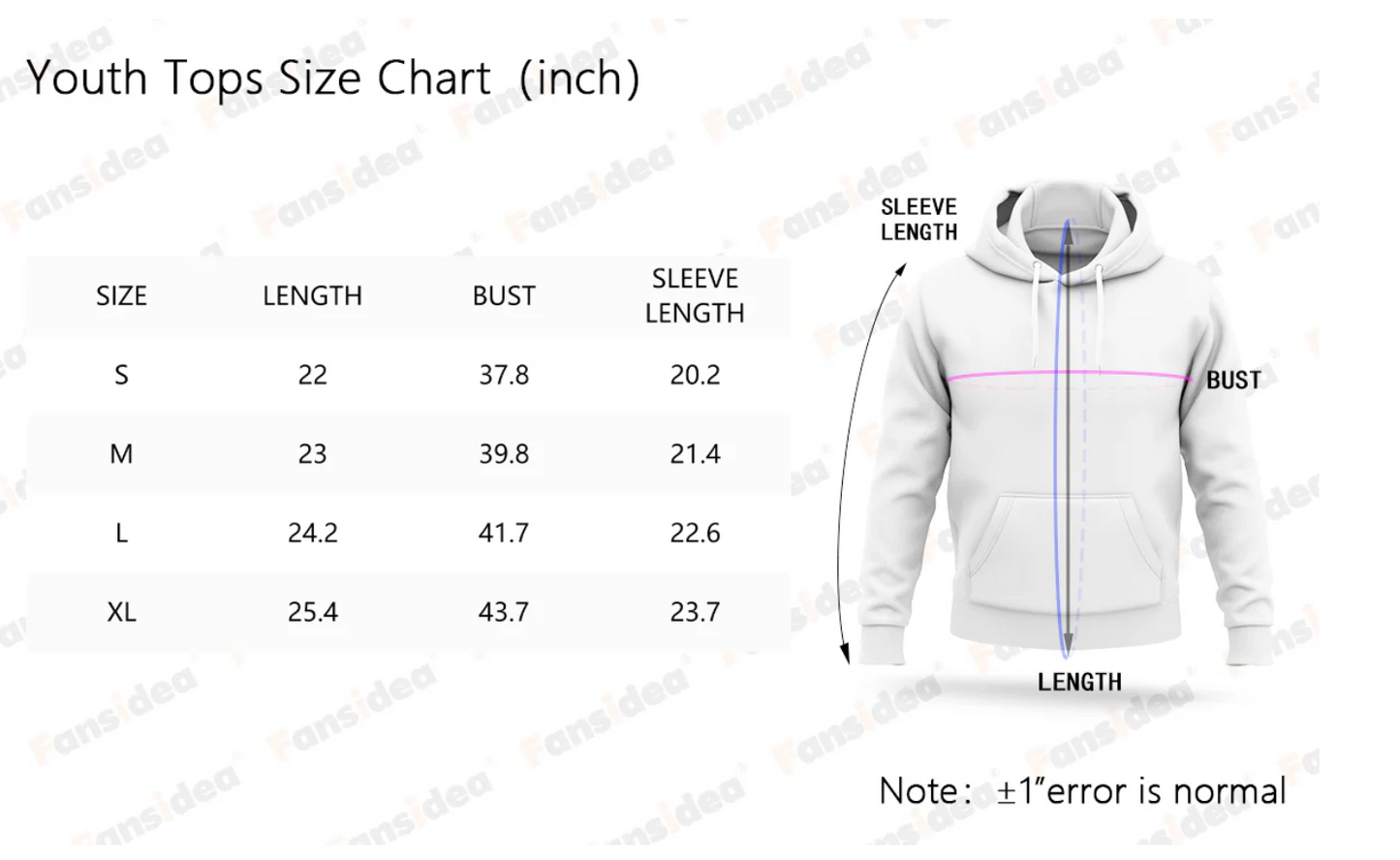 WALKER Classic Script Ombre Hooded Pullover