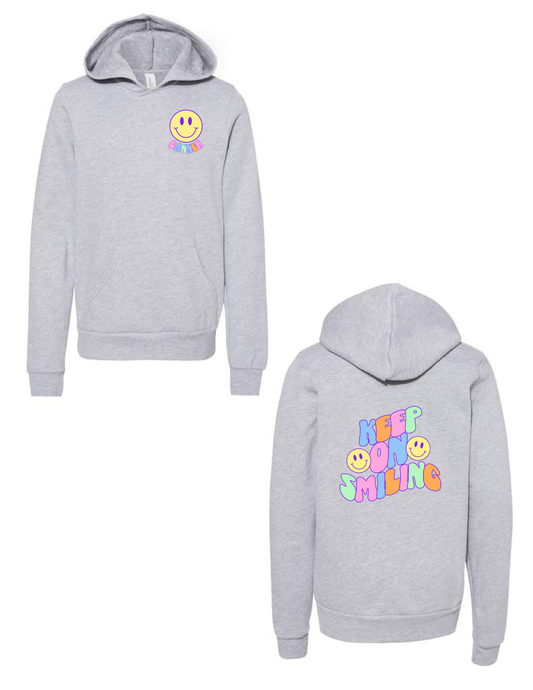 CUSTOM Keep On Smiling Hooded Pullover