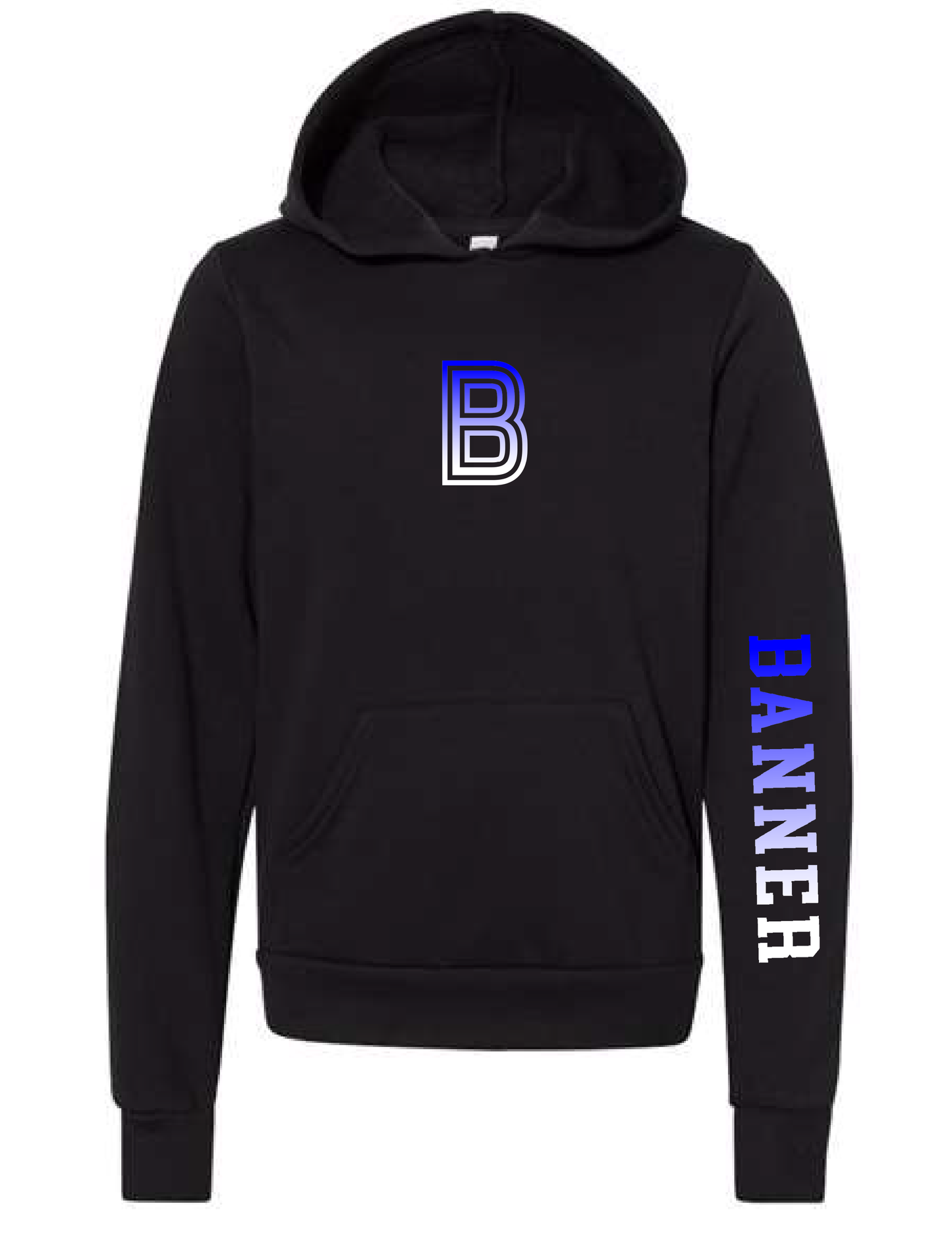 CUSTOM Ombre Overtime Hooded Pullover